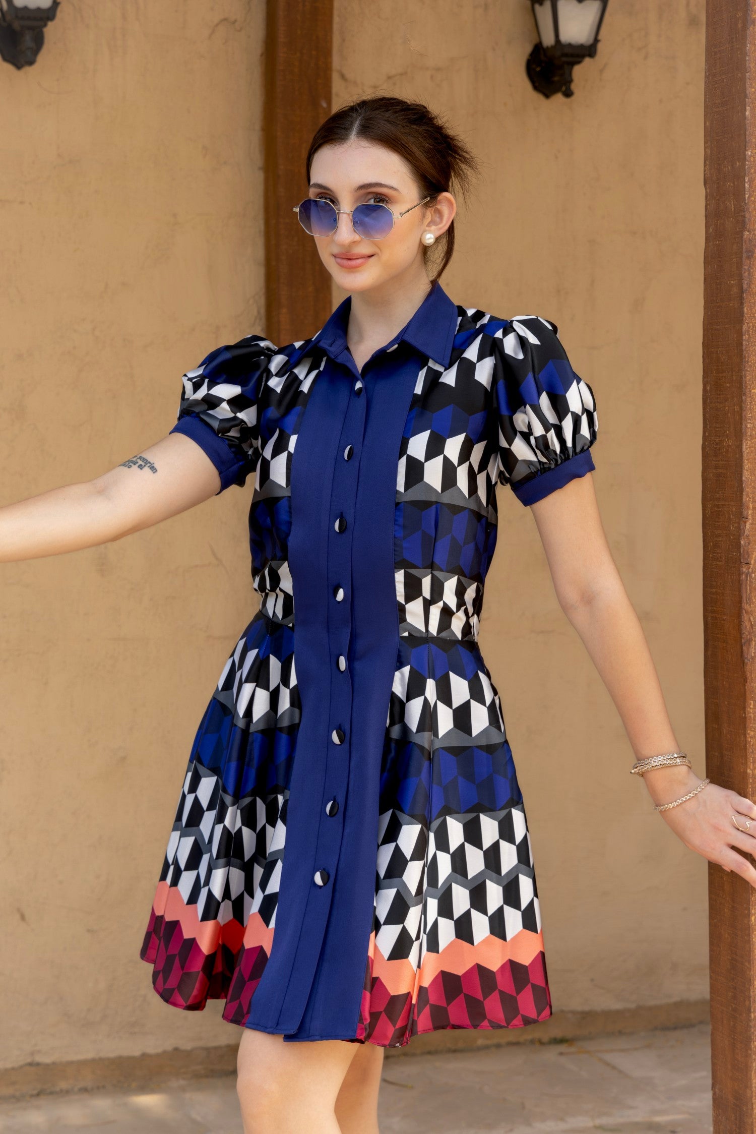 Cupid Panelled Dress