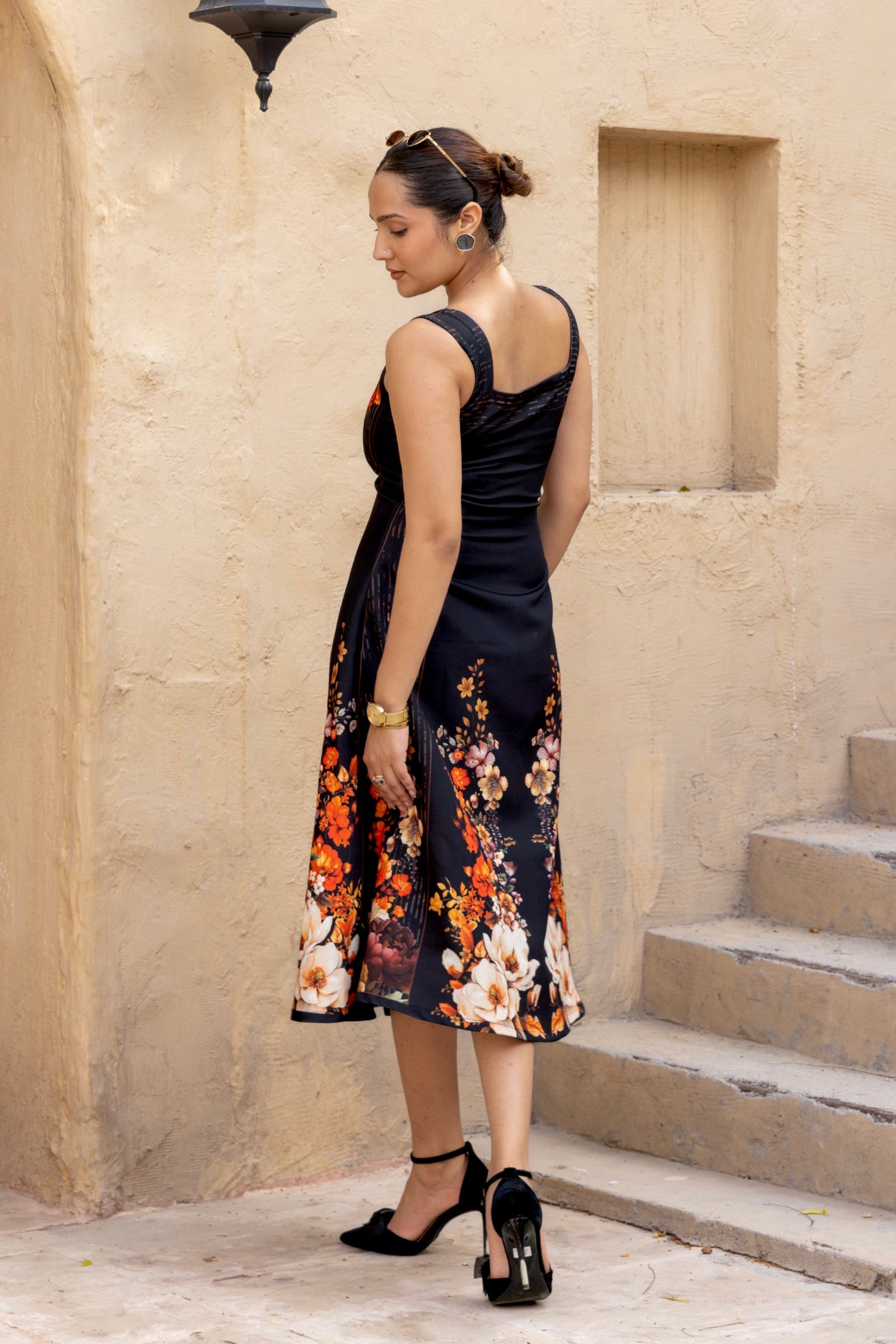 Savanna Panelled Midi Dress