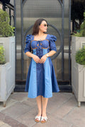 Sheetal in Woodland Classic Midi Dress